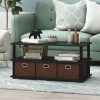 Furinno Frans Turn-N-Tube Coffee Table with Bin Drawers - Thumbnail Image 6