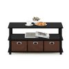 Furinno Frans Turn-N-Tube Coffee Table with Bin Drawers - Thumbnail Image 4