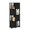 Furinno Brahms 5-Tier Storage Shelf with 4 Doors - Thumbnail Image 5