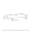 Furinno Econ Home Office Under Desk CPU/Printer Holder with Wheels - Thumbnail Image 2