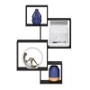 Furinno Rossi Interweave Wall Mount Floating Cube Shelf, Set of 4, - Thumbnail Image 5