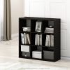 Furinno Cubicle Open Back Decorative Cube Storage Organizer, 9-Cube - Thumbnail Image 6