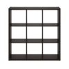 Furinno Cubicle Open Back Decorative Cube Storage Organizer, 9-Cube - Thumbnail Image 3