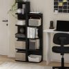 Furinno Pasir 4-Tier Corner Open Shelf Bookcase - Thumbnail Image 6