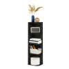 Furinno Pasir 4-Tier Corner Open Shelf Bookcase - Thumbnail Image 4