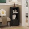 Furinno Luder 3-Tier Shelf Bookcase with 1 Door Storage Cabinet - Thumbnail Image 7