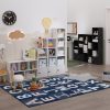 Furinno Luder 3-Tier Shelf Bookcase with 1 Door Storage Cabinet - Thumbnail Image 8