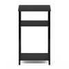 Furinno Just 3-Tier Industrial Metal Frame End Table with Storage Shelves, 1-Pack - Thumbnail Image 3