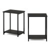 Furinno Simplistic Industrial Metal Frame End Table, 2-Pack - Thumbnail Image 3
