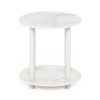 Furinno Turn-N-Tube 2-Tier Round Wooden End Table - Thumbnail Image 3