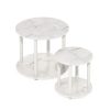 Furinno Turn-N-Tube 2-Tier Round Wooden End Table - Thumbnail Image 6
