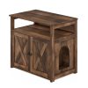 Furinno Peli Farmhouse Cat Litter Box Enclosure - Thumbnail Image 1