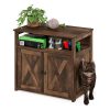 Furinno Peli Farmhouse Cat Litter Box Enclosure - Thumbnail Image 6