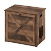 Furinno Peli Farmhouse Hidden Cat Litter Box with Divider - Thumbnail Image 1