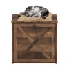 Furinno Peli Farmhouse Hidden Cat Litter Box with Divider - Thumbnail Image 8