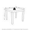Furinno Classic Homey Square Side Table - Thumbnail Image 2