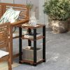 Furinno Pangkor 3-Tier Turn-N-Tube Indoor Outdoor Plant Shelf Wood Side Table with Square Poles - Thumbnail Image 6