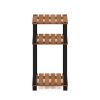 Furinno Pangkor 3-Tier Turn-N-Tube Indoor Outdoor Plant Shelf Wood Side Table with Square Poles - Thumbnail Image 3
