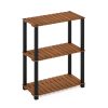 Furinno Pangkor 3-Tier Turn-N-Tube Indoor Outdoor Plant Shelf Wood Stand with Square Poles - Thumbnail Image 1