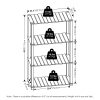 Furinno Pangkor 4-Tier Turn-N-Tube Indoor Outdoor Plant Shelf Wood Stand with Square Poles - Thumbnail Image 2