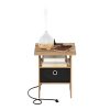 Furinno Andrey USB and Type-C Port Charging Station End Table with Storage Bin - Thumbnail Image 5