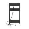 Furinno Moretti 3-Tier USB and Type-C Charging Port Open Storage Side Table with Metal Frame - Thumbnail Image 3
