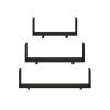 Furinno Rossi Bedroom Decor Wall Mounted Floating Display Shelves with Invisible Brackets, Set of 3 - Thumbnail Image 3