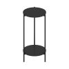 Furinno Besi 2-Tier Modern Tall Round Side End Table with Sturdy Metal Legs - Thumbnail Image 1
