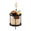 Furinno Besi 2-Tier Modern Round Side End Table with Sturdy Metal Legs - Thumbnail Image 4