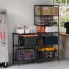 Furinno Wayar 3-Tier Metal Storage Shelf Rack, 23 x 13 x 30 - Thumbnail Image 6