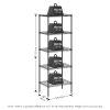Furinno Wayar 5-Tier Metal Storage Shelf Rack, 17 x 12 x 48 - Thumbnail Image 2