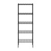Furinno Wayar 5-Tier Metal Storage Shelf Rack, 17 x 12 x 48 - Thumbnail Image 3
