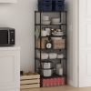 Furinno Wayar 6-Tier Stackable Metal Storage Shelf Rack, 23 x 13 x 59 - Thumbnail Image 6
