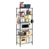 Furinno Wayar 6-Tier Stackable Metal Storage Shelf Rack, 23 x 13 x 59 - Thumbnail Image 4