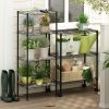 Furinno Wayar 3-Tier Metal Storage Shelf Rack Cart with Casters, 23 x 13 x 30 - Thumbnail Image 6