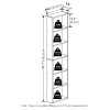 Furinno JAYA Simply Home Free Standing 6-Tier Open Storage Bookcase - Thumbnail Image 2