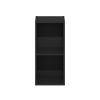 Furinno Fulda 2-Tier Space Saving Storage Shelf Bookcase, 10-Inch Width - Thumbnail Image 3