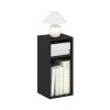 Furinno Fulda 2-Tier Space Saving Storage Shelf Bookcase, 10-Inch Width - Thumbnail Image 4