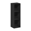 Furinno Fulda 3-Tier Space Saving Storage Shelf Bookcase, 10-Inch Width - Thumbnail Image 1