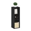 Furinno Fulda 3-Tier Space Saving Storage Shelf Bookcase, 10-Inch Width - Thumbnail Image 4