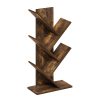 Furinno Tree Bookshelf 5-Tier Floor Standing Tree Bookcase - Thumbnail Image 1