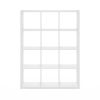 Furinno Cubicle Open Back Decorative Cube Storage Organizer, 12-Cube - Thumbnail Image 3