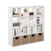 Furinno Cubicle Open Back Decorative Cube Storage Organizer, 16-Cube - Thumbnail Image 4