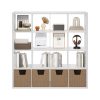 Furinno Cubicle Open Back Decorative Cube Storage Organizer, 16-Cube - Thumbnail Image 5
