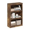 Furinno Rail 3-Tier Open Shelf Bookcase - Thumbnail Image 4