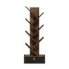 Furinno Tree Bookshelf 7-Tier Floor Standing Tree Bookcase with Bin Drawer - Thumbnail Image 3