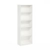 Furinno Gehry 5-Tier Bookcase, Bookshelf with Adjustable Shelves - Thumbnail Image 1