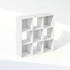 Furinno Pelli Cubic Storage Cabinet, Bookcase, Bookshelf, 9-Cube - Thumbnail Image 1