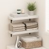 Furinno Tanna 22-Inch Wall Mounted Floating Display Shelves, Set of 2 - Thumbnail Image 6