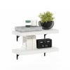 Furinno Tanna 22-Inch Wall Mounted Floating Display Shelves, Set of 2 - Thumbnail Image 4